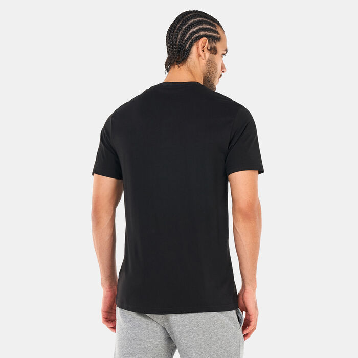 New Era Men's NBA Chicago Bulls Script T-Shirt Black New Era Men's NBA Chicago Bulls Script T-Shirt Black image number 1