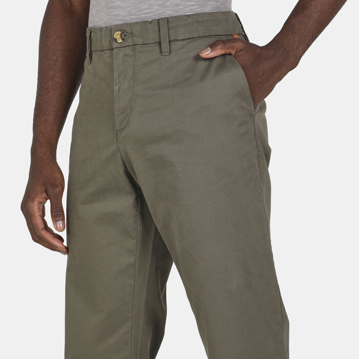 Timberland Men's Squam Lake Twill Chino Pants Green Timberland Men's Squam Lake Twill Chino Pants Green image number 3