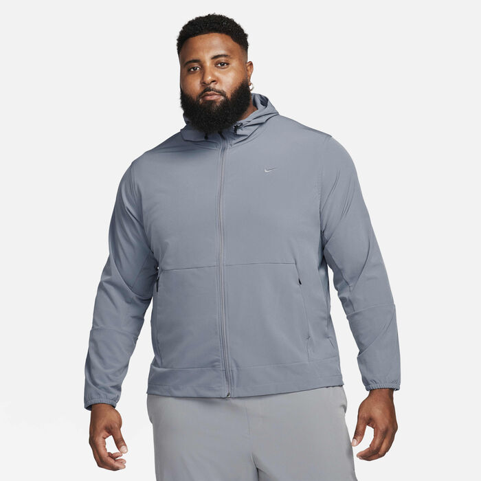 Nike Men's Unlimited Water-Repellent Hoodie Grey image number 6