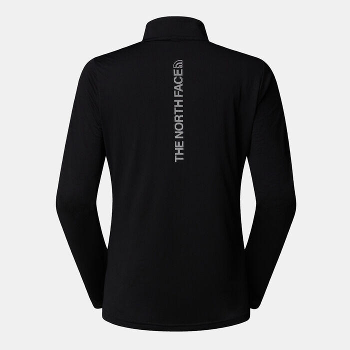 The North Face Women's Flex Graphic 1/4-Zip Training Top Black The North Face Women's Flex Graphic 1/4-Zip Training Top Black image number 1