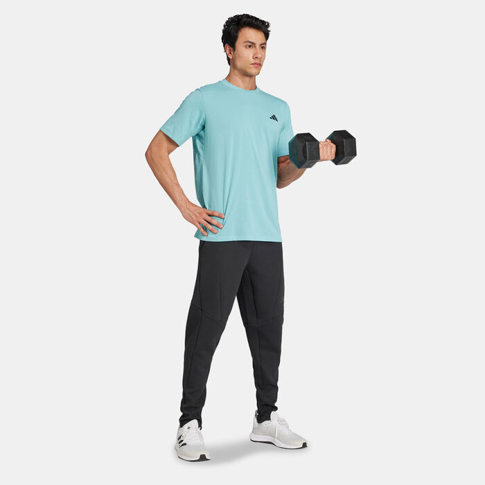 adidas Men's Train Essentials Comfort Training T-Shirt Blue adidas Men's Train Essentials Comfort Training T-Shirt Blue image number 2