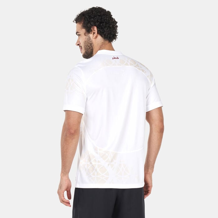Nike Men's Qatar Dri-FIT Stadium Away Jersey - 2022 Beige Nike Men's Qatar Dri-FIT Stadium Away Jersey - 2022 Beige image number 1