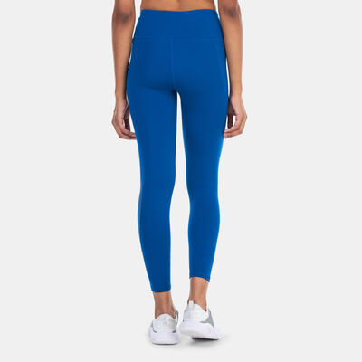 Under Armour Women's UA Motion Branded Training Ankle Leggings Blue