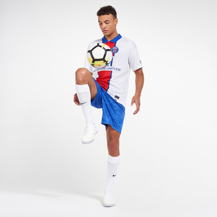 Nike Men's Paris Saint-Germain Stadium Away Jersey - 2020/21 White Nike Men's Paris Saint-Germain Stadium Away Jersey - 2020/21 White image number 2