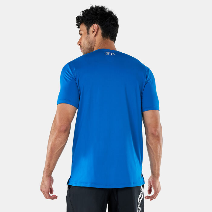Under Armour Men's UA RUSH™ Energy T-Shirt Blue Under Armour Men's UA RUSH™ Energy T-Shirt Blue image number 1