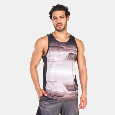 EA7 Emporio Armani Men's VENTUS7 Tank Top Grey
