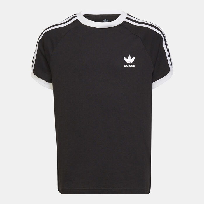 adidas Originals Kids' Adicolor 3-Stripes T-Shirt Black adidas Originals Kids' Adicolor 3-Stripes T-Shirt Black image number 0