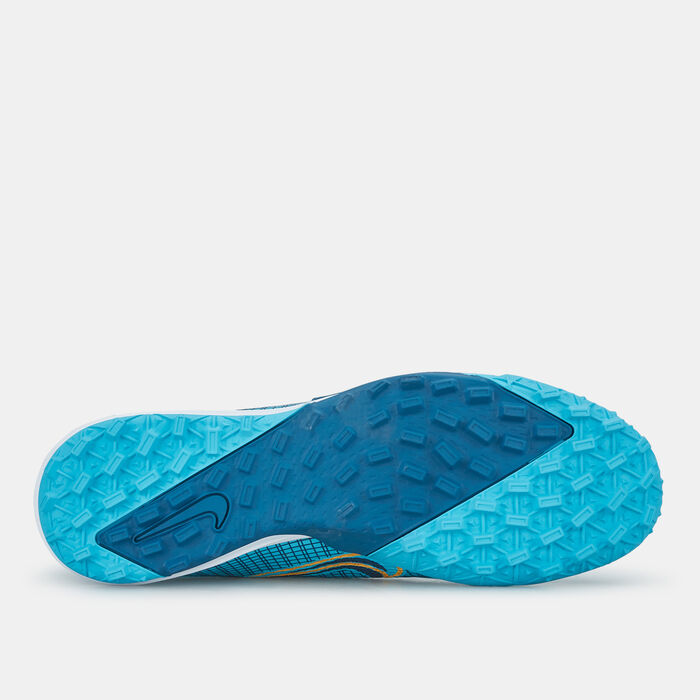 Nike Men's Mercurial Superfly 8 Academy Turf Ground Football Shoe Blue image number 4