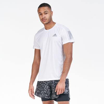 adidas Men's Own The Run T-Shirt White adidas Men's Own The Run T-Shirt White