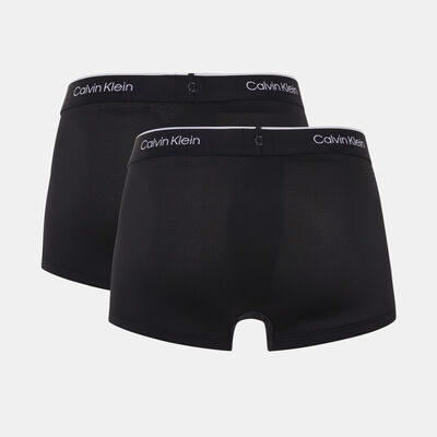 Calvin Klein Men's Low Rise Trunk Briefs (2 Pack) Black Calvin Klein Men's Low Rise Trunk Briefs (2 Pack) Black
