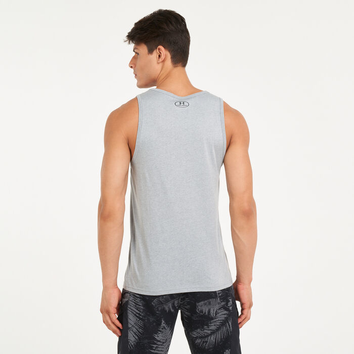 Under Armour Men's Sportstyle Tank Top Grey Under Armour Men's Sportstyle Tank Top Grey image number 1