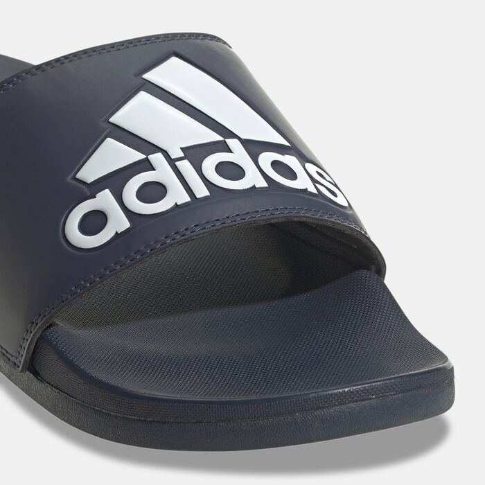 adidas Men's Adilette Comfort Slides Blue adidas Men's Adilette Comfort Slides Blue image number 7
