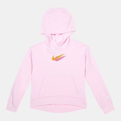 Nike Kids' Sportswear Fleece Hoodie (Older Kids) Pink
