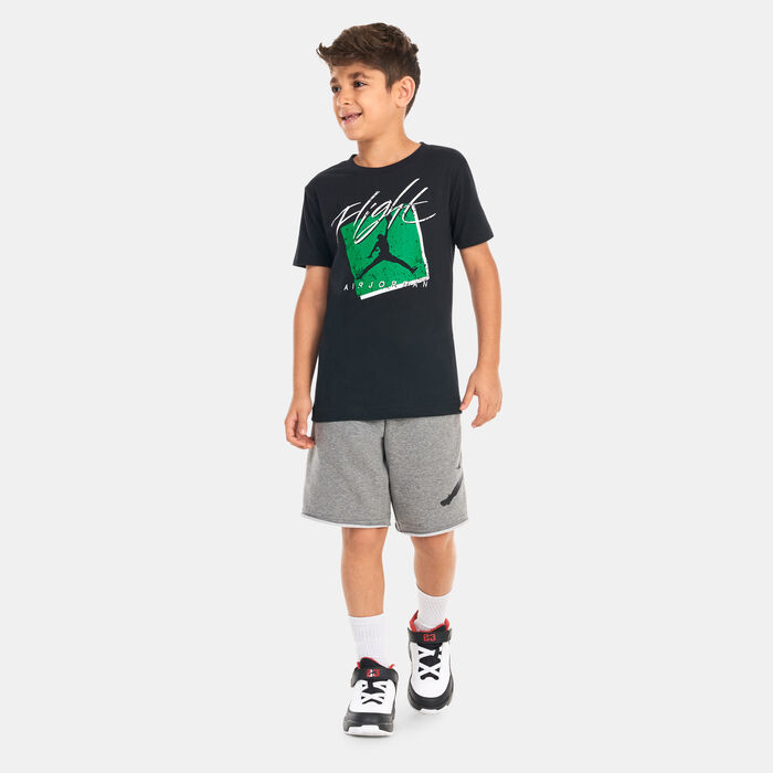Nike Kids' Faded Flight T-Shirt Black image number 2