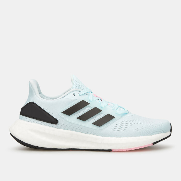 adidas Women's Pureboost 22 Shoe Blue adidas Women's Pureboost 22 Shoe Blue image number 0