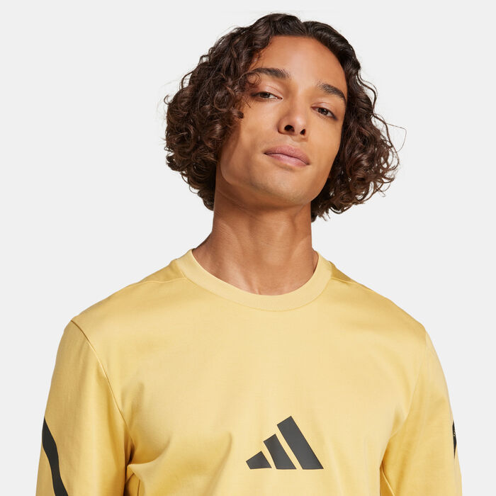 adidas Men's Z.N.E. T-Shirt yellow image number 4