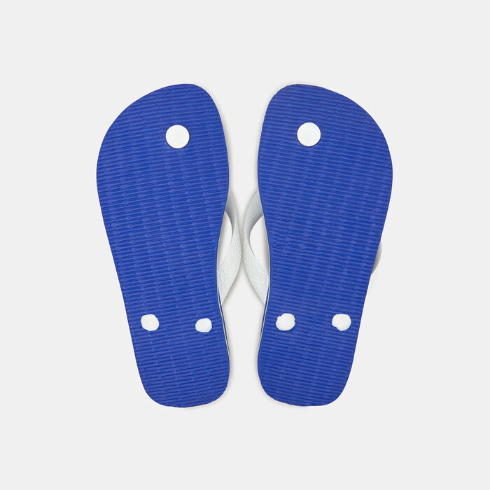 Havaianas Men's Brasil Logo Flip Flops Blue Havaianas Men's Brasil Logo Flip Flops Blue image number 1