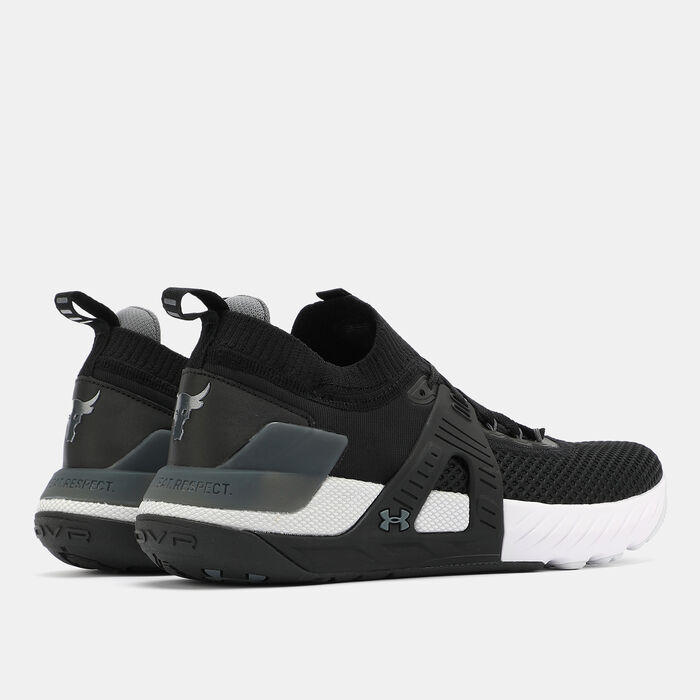 Under Armour Men's UA Project Rock 4 Training Shoe Black Under Armour Men's UA Project Rock 4 Training Shoe Black image number 2