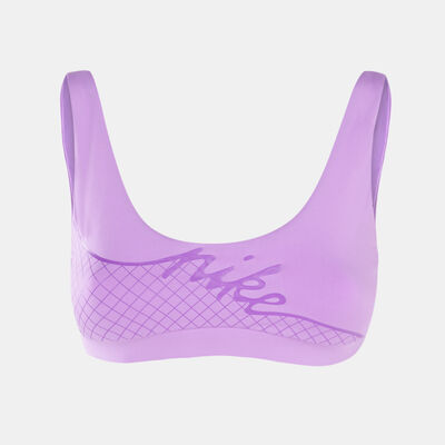 Nike Swim Women's Grid Bikini Top Pink Nike Swim Women's Grid Bikini Top Pink