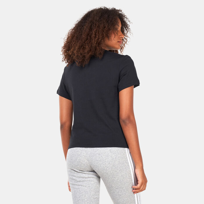 adidas Women's AOP Reg T-Shirt Black image number 1