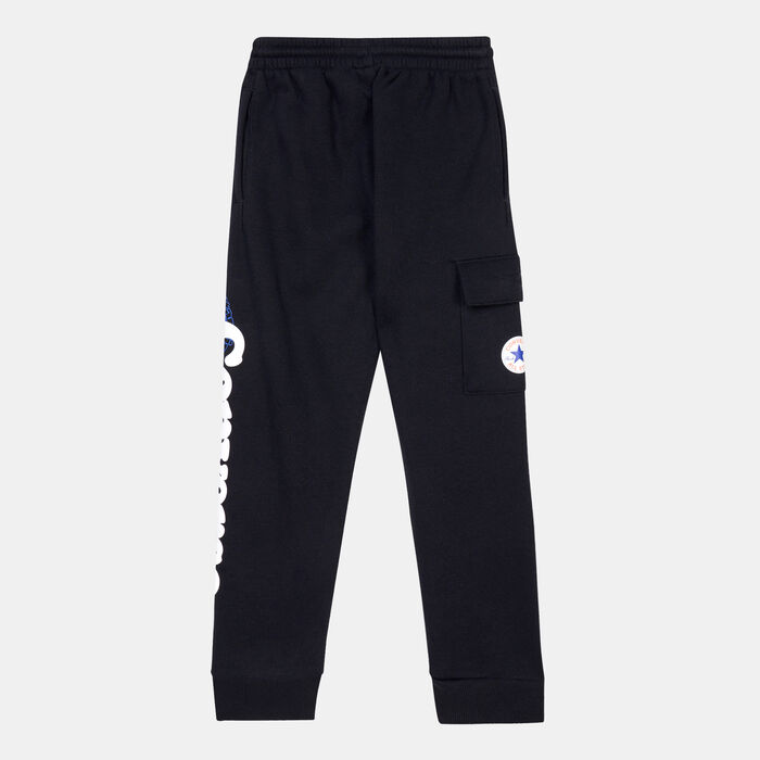 Converse Kids' Into The Wild Cargo Sweatpants Black image number 1