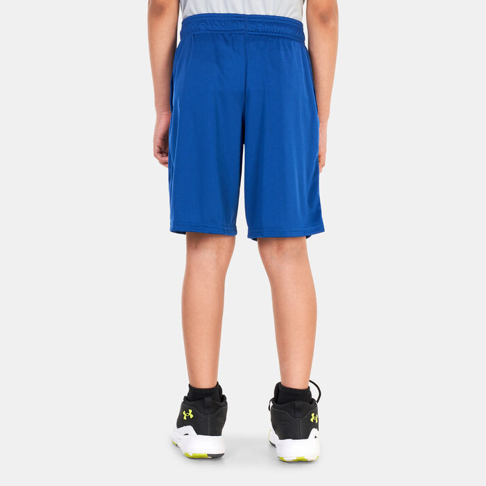 Under Armour Kids' UA Prototype 2.0 Logo Shorts Blue image number 1