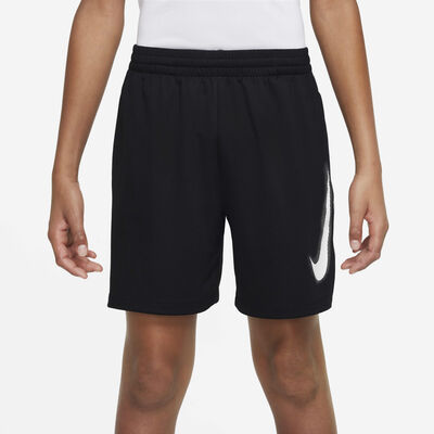 Nike Kids' Multi Dri-FIT Graphic Training Shorts Black