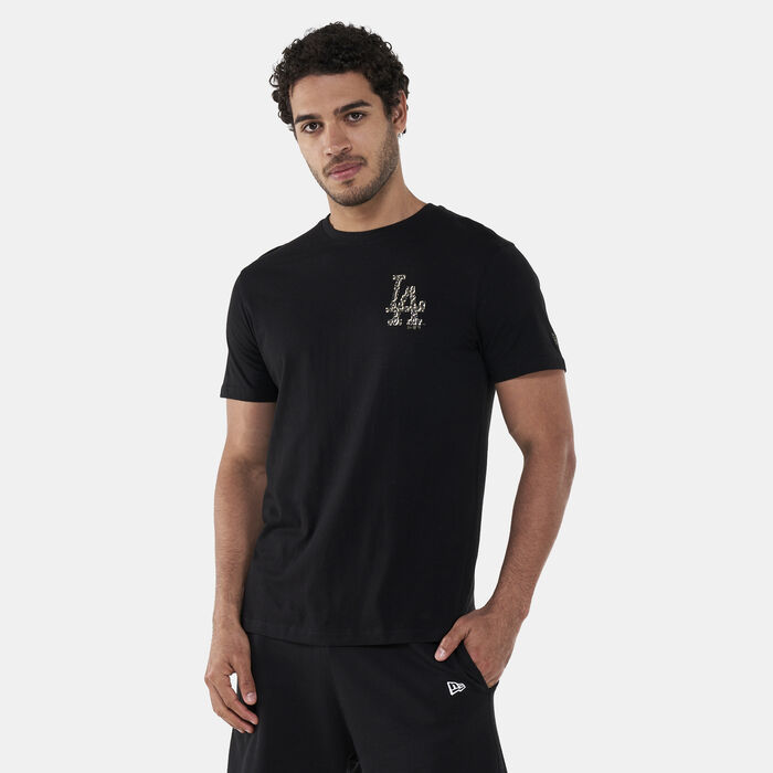 New Era Men's LA Dodgers Logo MLB Seasonal T-Shirt Black New Era Men's LA Dodgers Logo MLB Seasonal T-Shirt Black image number 0