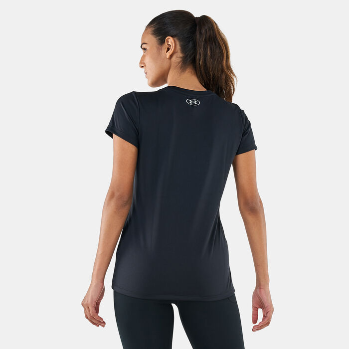 Under Armour Women's Tech SSC T-Shirt Black Under Armour Women's Tech SSC T-Shirt Black image number 1
