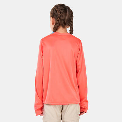 Columbia Kids' Fork Stream™ Long Sleeve T-Shirt Red