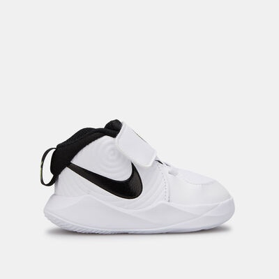 Nike Kids' Team Hustle D9 Shoe (Baby and Toddler) White Nike Kids' Team Hustle D9 Shoe (Baby and Toddler) White