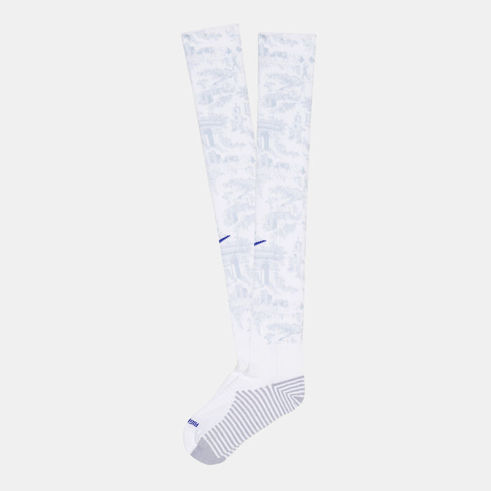 Nike Men's French Football Federation Strike Away Knee-High Football Socks White image number 0