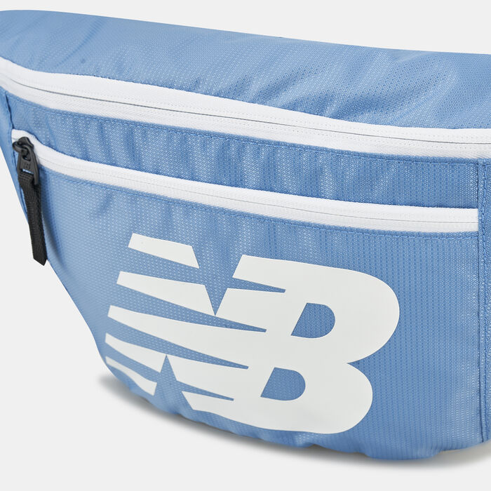 New Balance Opp Core Waist Pack Blue New Balance Opp Core Waist Pack Blue image number 3