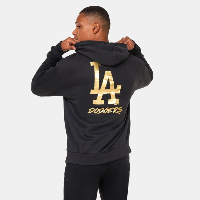 New Era Los Angeles Dodgers Metallic Hoodie Black New Era Los Angeles Dodgers Metallic Hoodie Black image number 1