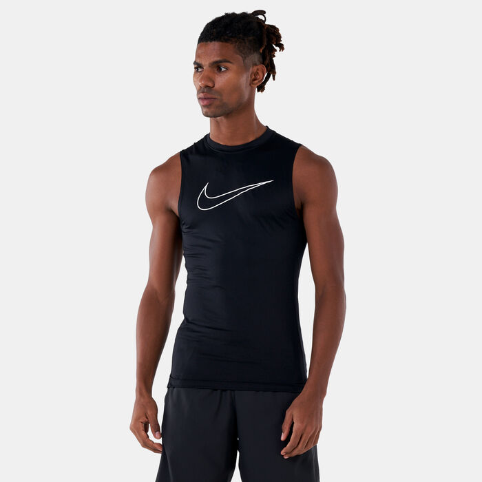 Nike Men's Dri-FIT Tank Top Black image number 0