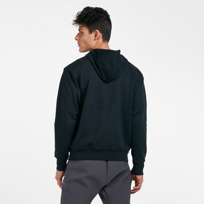Nike Men's Dri-FIT Standard Issue Full-Zip Hoodie Black Nike Men's Dri-FIT Standard Issue Full-Zip Hoodie Black image number 1