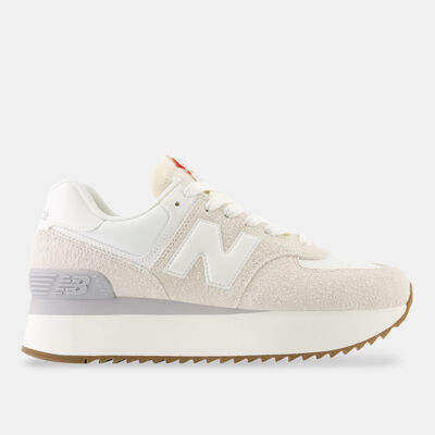 New Balance Women's 574+ Shoes Brown