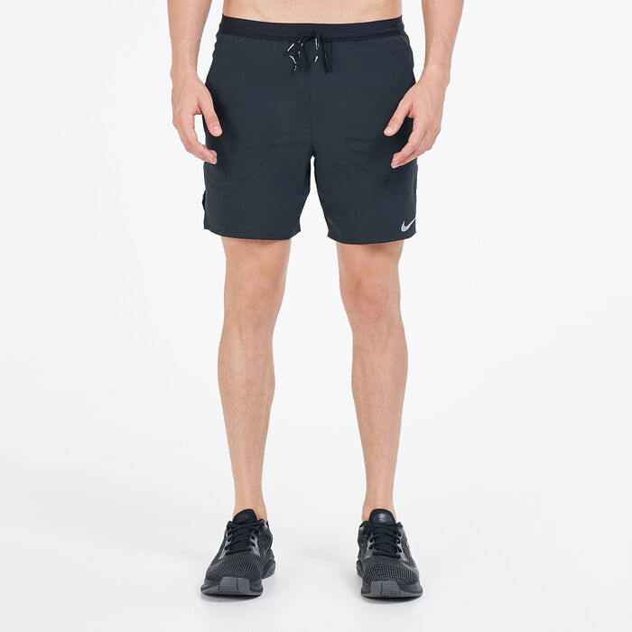 Nike Men's Running 2-in-1 Flex Stride 7 Inch Shorts Black image number 0