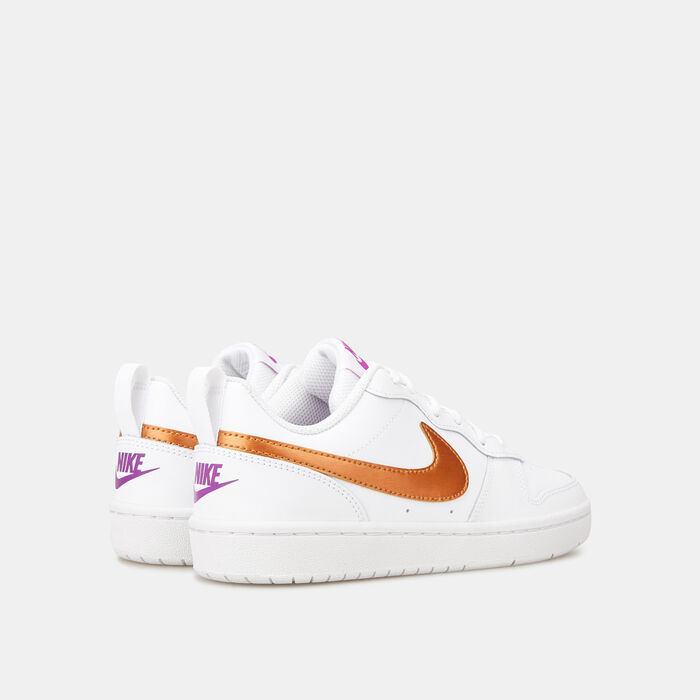 Nike Kids' Court Borough Low 2 SE Shoe (Older Kids) White Nike Kids' Court Borough Low 2 SE Shoe (Older Kids) White image number 2