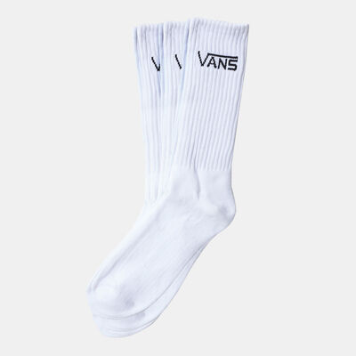Vans Classic Crew Socks White Vans Classic Crew Socks White