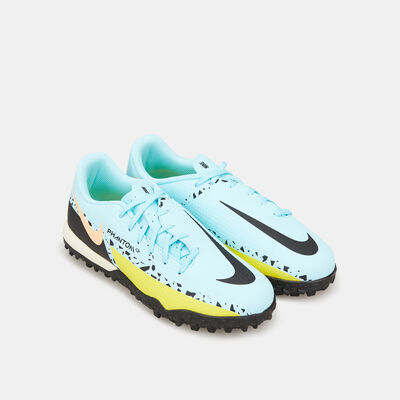 Nike Kids' Phantom GT2 Academy Turf Ground Football Shoe Blue Nike Kids' Phantom GT2 Academy Turf Ground Football Shoe Blue