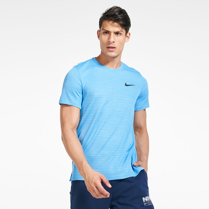 Nike Men's Dri-FIT Superset Training T-Shirt Blue image number 0