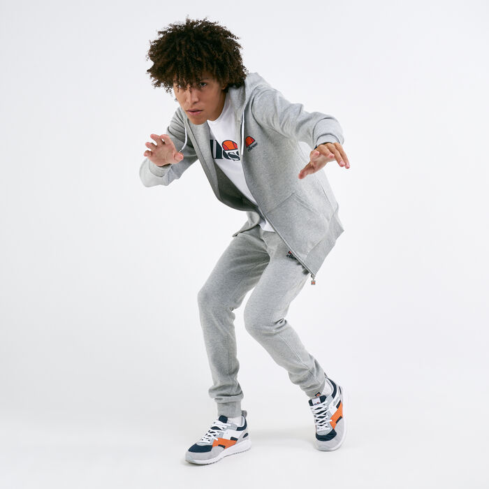 ellesse Men's Melbourne Full-Zip Hoodie Grey ellesse Men's Melbourne Full-Zip Hoodie Grey image number 2