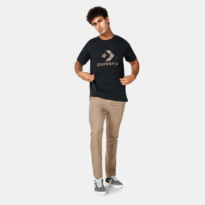 Converse Men's Star Chevron T-Shirt Black Converse Men's Star Chevron T-Shirt Black image number 2