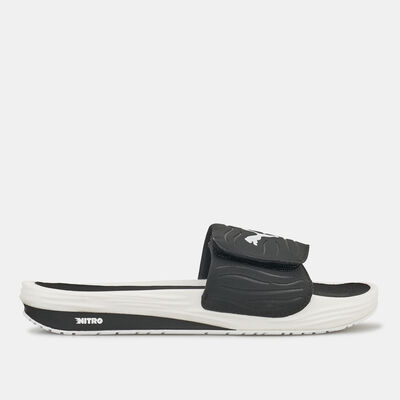 PUMA Men's Nitrocat V Slides Black PUMA Men's Nitrocat V Slides Black