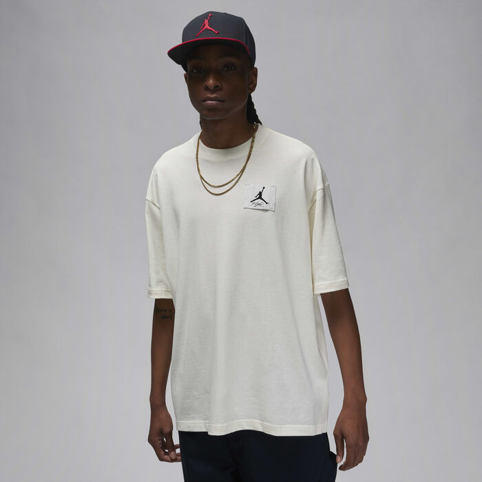 Jordan Men's Flight Essentials Oversized T-shirt White Jordan Men's Flight Essentials Oversized T-shirt White image number 0
