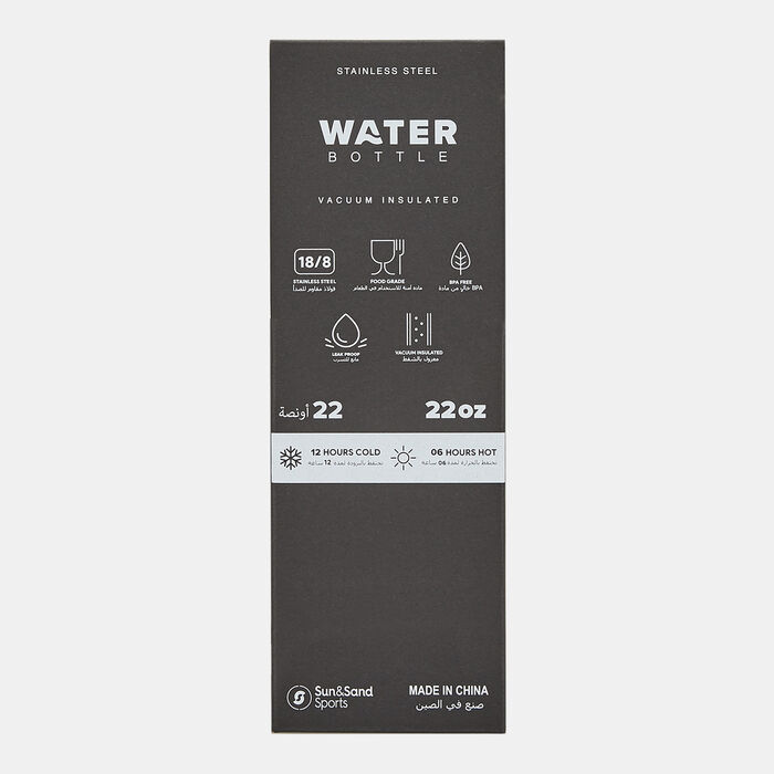 Sun and Sand Sports Wide Neck Water Bottle (650ml) Black image number 4