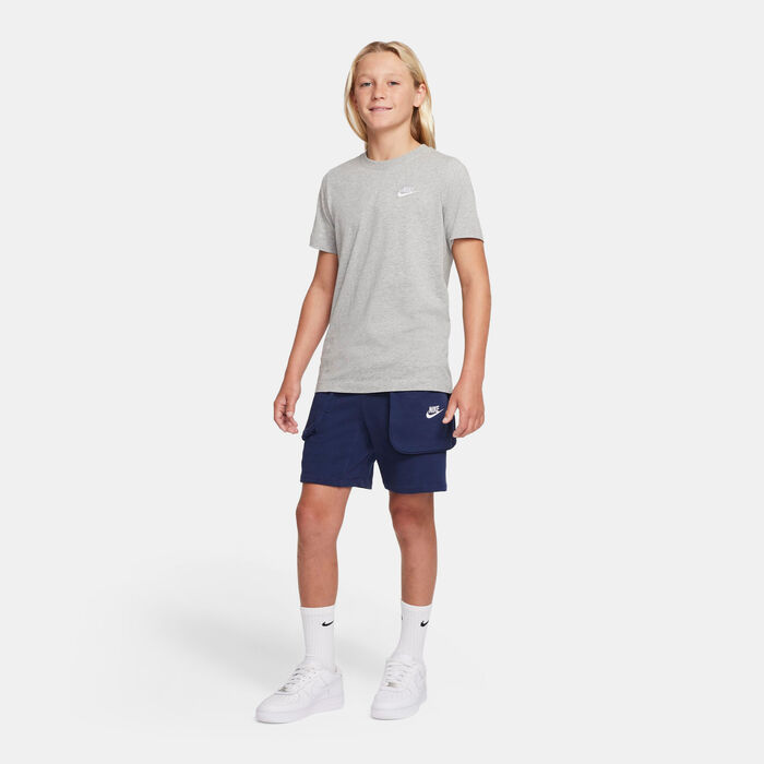 Nike Kids' Sportswear Cargo Shorts (Older Kids) Blue Nike Kids' Sportswear Cargo Shorts (Older Kids) Blue image number 1