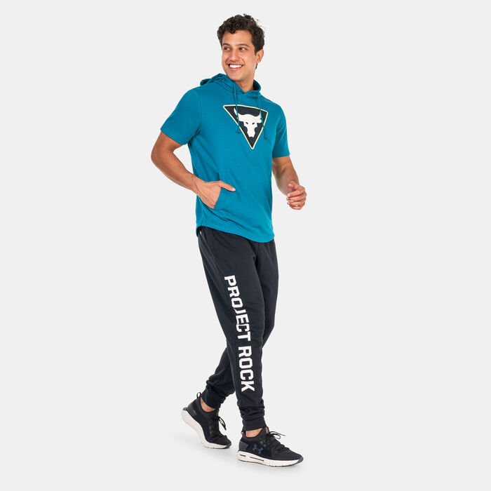 Under Armour Men's Project Rock Terry Joggers Black image number 2