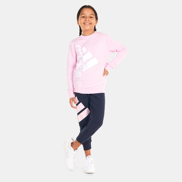 adidas Kids' Badge Of Sport Sweatshirt Pink adidas Kids' Badge Of Sport Sweatshirt Pink image number 2